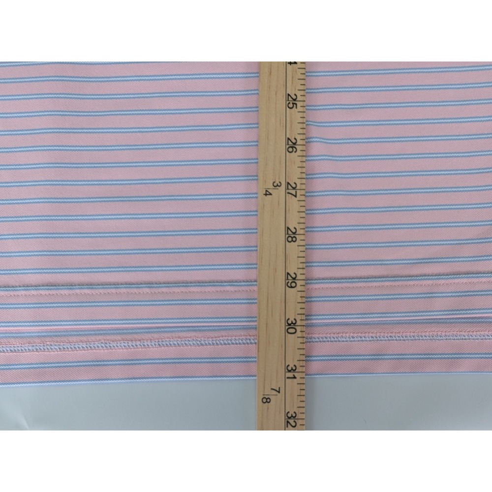 Peter Millar Summer‎ Comfort Polo Shirts Mens XL Lot of 2 Stripe Blue Pink Golf - Picture 6 of 9